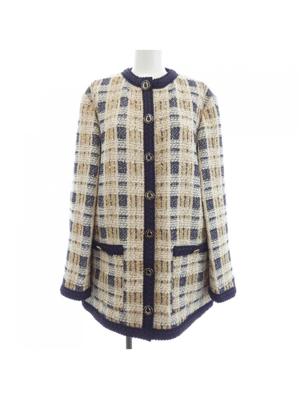 Gucci Collarless Jacket White